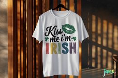 Kiss Me I'm Irish Patrick’s Day Quotes PNG Product Image 3