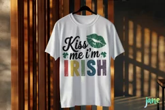 Kiss Me I'm Irish Patrick’s Day Quotes PNG Product Image 3