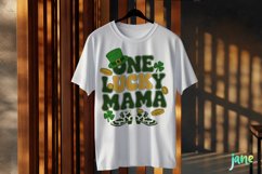 One Lucky Mama Patrick’s Day Quotes PNG Product Image 3