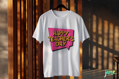 Pop-art Teacher Sublimation Clipart Product Image 3