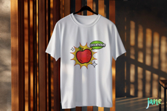 Pop-art Teacher Sublimation Clipart Product Image 3