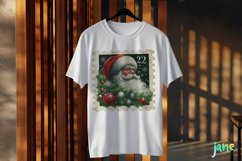 Postage Stamp Santa Claus Clipart Product Image 3