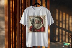 Postage Stamp Santa Claus Clipart Product Image 3