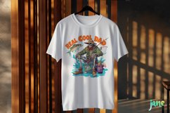 Real Cool Dad Funny Skeleton Father&#039;s Day Product Image 2