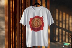 G Red Wax Seal With Letters Sublimation Product Image 3