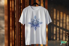 Snowflakes Christmas Sublimation Bundle Product Image 3