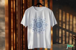Snowflakes Christmas Sublimation Bundle Product Image 3