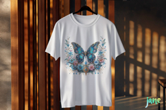 Spring Butterfly Clipart Sublimation Product Image 3