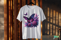 Spring Butterfly Clipart Sublimation Product Image 3