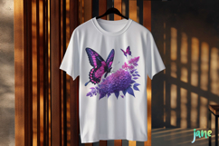 Spring Butterfly Clipart Sublimation Product Image 3