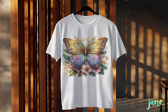 Spring Butterfly Clipart Sublimation Product Image 3