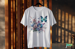 Spring Butterfly Clipart Sublimation Product Image 3