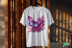 Spring Butterfly Clipart Sublimation Product Image 3