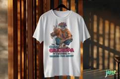 The Crazy Grandpa Funny Dad Quote Clipart Product Image 2