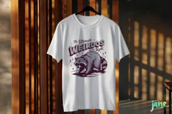 The Ultimate Weirdos Of The Night Funny Raccoon Clipart Product Image 3