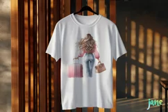 Travel Girl Clipart Sublimation Clipart Product Image 3