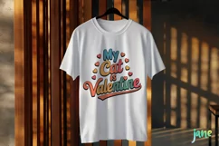 My Cat Is My Valentine PNG Clipart Product Image 3