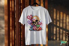 Valentine&#039;s Day Skull Sublimation Product Image 2