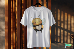 Vintage Bee Expressions PNG Clipart Product Image 3