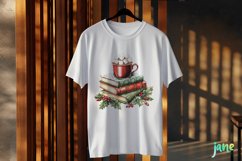 Vintage Book Christmas Sublimation PNG Product Image 3