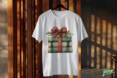 Vintage Book Christmas Sublimation PNG Product Image 3