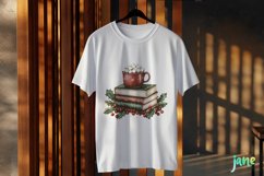 Vintage Book Christmas Sublimation PNG Product Image 3