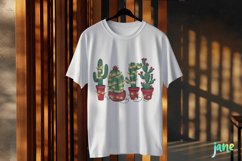 Vintage Christmas Cactus Clipart Product Image 3