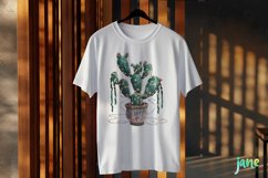 Vintage Christmas Cactus Clipart Product Image 2