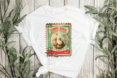 Vintage Christmas Stamps Sublimation Product Image 3