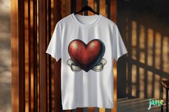Vintage Heart Clipart Sublimation Product Image 3