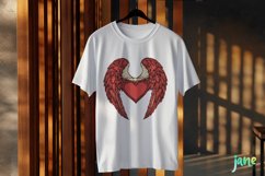Vintage Heart Clipart Sublimation Product Image 3