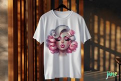 Vintage Pin-Up Girl Sublimation Clipart Product Image 3