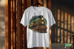 Vintage Train Christmas Sublimation Product Image 3