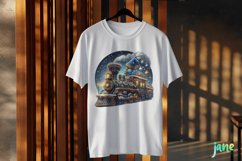 Vintage Train Christmas Sublimation Product Image 3