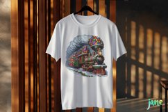 Vintage Train Christmas Sublimation Product Image 3