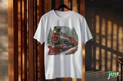 Vintage Train Christmas Sublimation Product Image 3