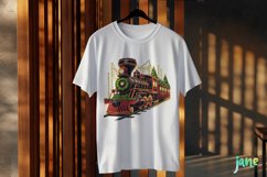Vintage Train Christmas Sublimation Product Image 3