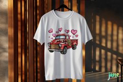 Valentine&#039;s Day Vintage Truck Sublimation Product Image 2