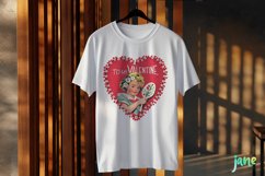 Vintage Valentine Label Sublimation Product Image 3