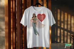 Want a Little Harem-Scarem for You Valentine Vintage PNG Product Image 3