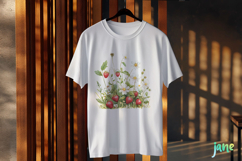 Watercolor Strawberry Clipart PNG Product Image 3