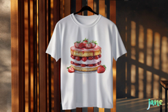 Watercolor Strawberry Clipart PNG Product Image 3
