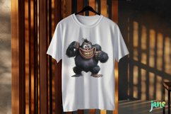 Gorilla Whimsical Animals Clipart Sublimation Product Image 3