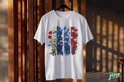 Wildflowers Brushstroke Clipart Product Image 3