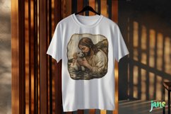 Wooden Board Jesus Christ’s Clipart Product Image 3