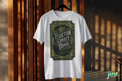 Yuletide Spirit Tonic Label Sublimation Product Image 3