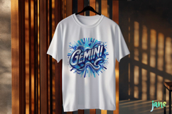 Gemini Zodiac Bundle Clipart Sublimation Product Image 3