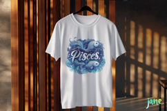 Pisces Zodiac Bundle Clipart Sublimation Product Image 3