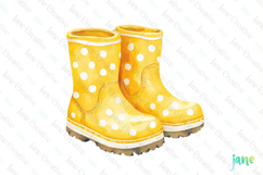 Gardening Girl Boots Sublimation Clipart Product Image 1