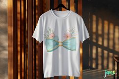 Pastel Easter Bow Sublimation Clipart Product Image 3